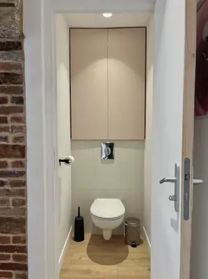 Salle de bains dans l'établissement La parenthèse amoureuse