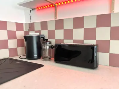 Cuisine ou kitchenette dans l'établissement La parenthèse amoureuse