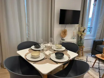 Coin salon dans l'établissement Le Bellevue