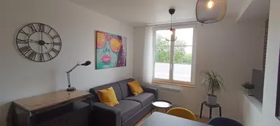 Coin salon dans l'établissement Actarus-SILS - T1 28 M2
