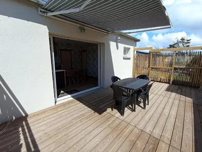 Balcon ou terrasse dans l'établissement La maison du bout