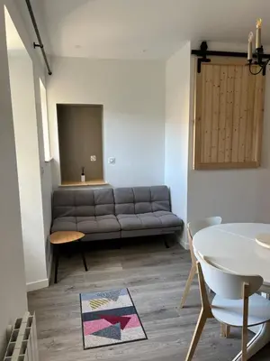 Coin salon dans l'établissement Escapade en Baiocensis