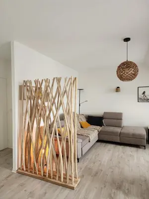 Coin salon dans l'établissement bel appartement 4 personnes