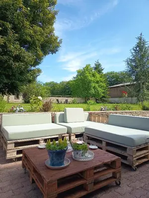 Jardin de l'établissement Maison de charme