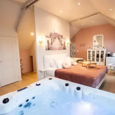 Le Cocon chambre avec Jacuzzi privatif Normandie