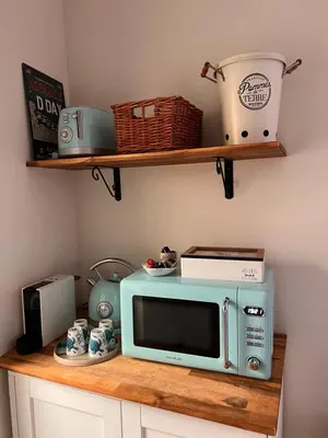 Cuisine ou kitchenette dans l'établissement Namthalé - maisonnette cosy proche mer