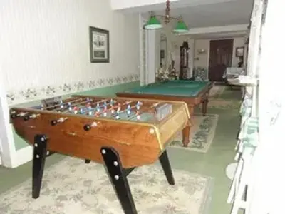 Billard dans l'établissement Maison charmante à Saint-Martin-des-Entrées