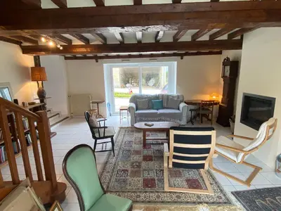 Coin salon dans l'établissement Le Jardin Poulard