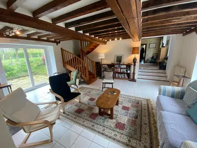 Coin salon dans l'établissement Le Jardin Poulard