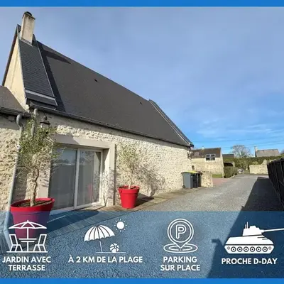 Rivage Maison spacieuse 10 p 5 chambres 2 sdb 2 WC tout confort avec jardin