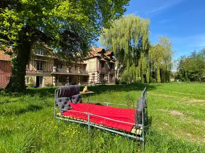 Jardin de l'établissement Manoir des Étangs
