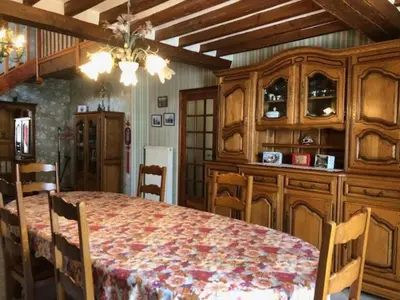 Cuisine ou kitchenette dans l'établissement Maison à la campagne