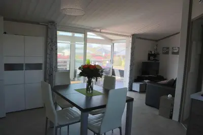 Cuisine ou kitchenette dans l'établissement Chalet