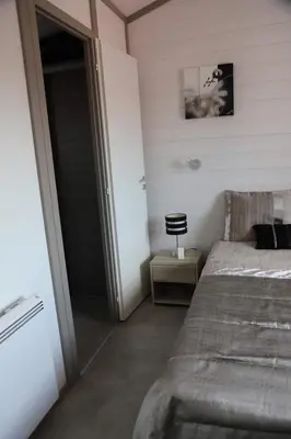 Un ou plusieurs lits dans un hébergement de l'établissement Chalet