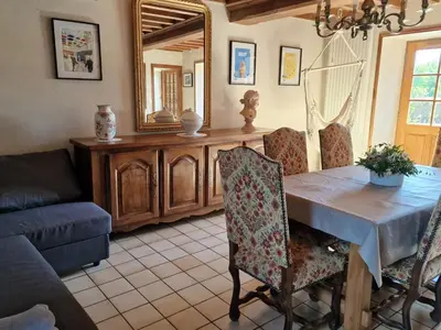 Coin salon dans l'établissement La Maison du Boscq