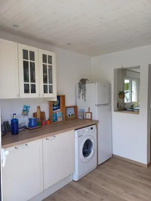 Cuisine ou kitchenette dans l'établissement Romanjo