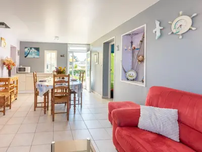 Coin salon dans l'établissement Holiday Home Villa la Fourmi by Interhome
