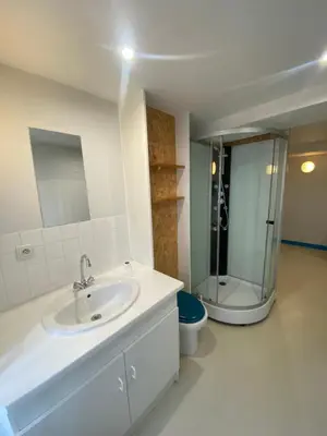 Salle de bains dans l'établissement appart 8 -les moulins