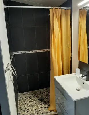 Salle de bains dans l'établissement Studio de la crevette