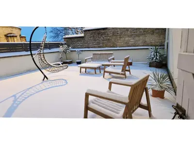 Balcon ou terrasse dans l'établissement Cosy Gare