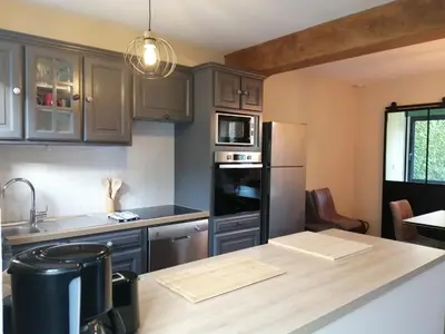 Cuisine ou kitchenette dans l'établissement Gîte Le Nid'Anges
