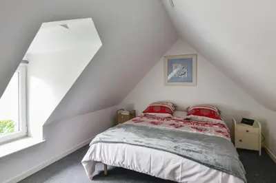 Un ou plusieurs lits dans un hébergement de l'établissement L'Écrin de Douvres - Charmante maison pour 2p