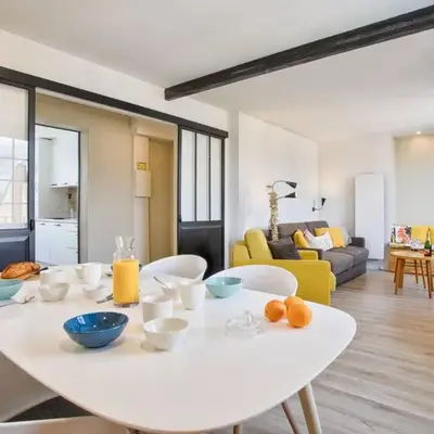 Cocon lumineux pour 4 personnes à 200m de la plage - Merville Franceville - FR-1-788-18