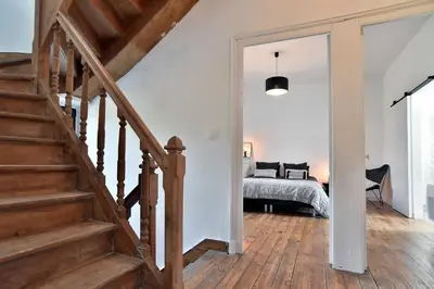Un ou plusieurs lits dans un hébergement de l'établissement La Villa des Fontenelles - Proche de la mer