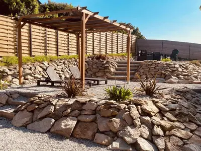 Vue générale sur la montagne ou vue sur la montagne depuis la maison de vacances