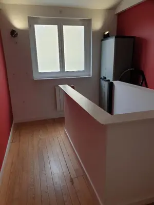 Cuisine ou kitchenette dans l'établissement La maison de Nadège