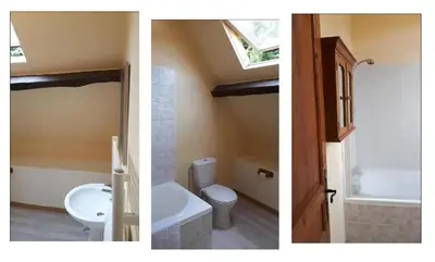 Salle de bains dans l'établissement 1 Bed Gite