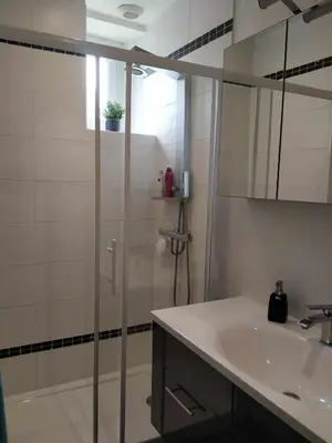 Salle de bains dans l'établissement Chez Marie
