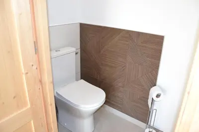 Salle de bains dans l'établissement Les Marais Blancs à Picauville