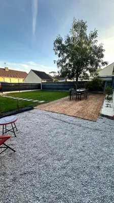 Plan de l'établissement Cottage, L étrille, WIFI gratuit, proche de la mer, jardin, terrasse