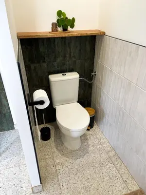 Salle de bains dans l'établissement Studio moderne - BELLE AURA