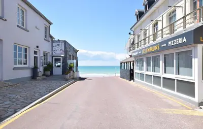 Vue générale sur la mer ou vue sur la mer prise depuis la maison de vacances