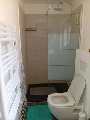 Salle de bains dans l'établissement ricochets