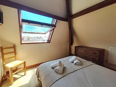 Un ou plusieurs lits dans un hébergement de l'établissement Le Balnéo Duplex avec balcon - Riva Bella Plage