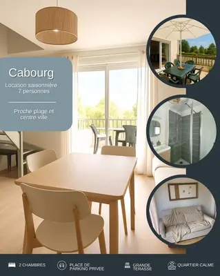 Plan de l'établissement Duplex T3 refait a neuf sur Cabourg 2h30 de paris