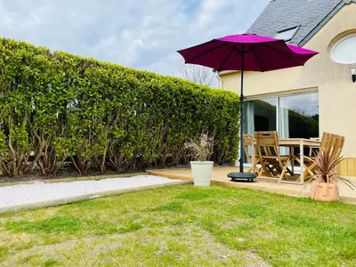 Jardin de l'établissement La Maison Entre Terre & Mer
