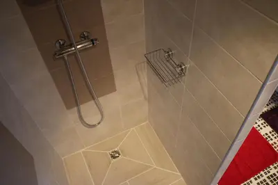 Salle de bains dans l'établissement Le petite écurie