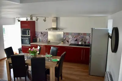 Cuisine ou kitchenette dans l'établissement Au cœur du marais,Le léonin
