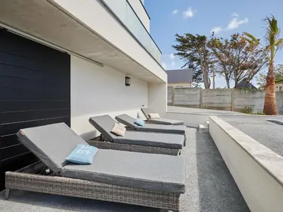 Coin salon dans l'établissement Holiday Home Denneweiller by Interhome