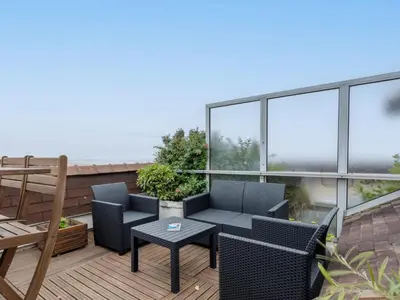 Balcon ou terrasse dans l'établissement Apartment Horizon Marin-8 by Interhome