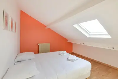 Un ou plusieurs lits dans un hébergement de l'établissement Maison Ampalia - Welkeys