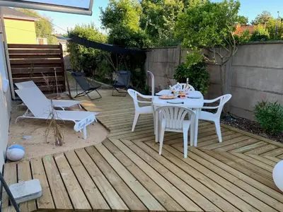 Balcon ou terrasse dans l'établissement La mélodie des Vagues