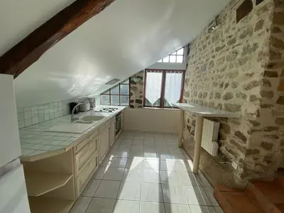 Salle de bains dans l'établissement Gîte des Rochers