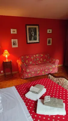 Un ou plusieurs lits dans un hébergement de l'établissement Chambre d'Hôtes La Closerie