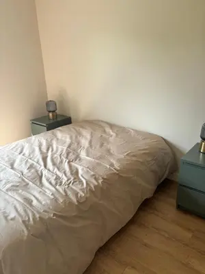 Un ou plusieurs lits dans un hébergement de l'établissement Maison spacieuse