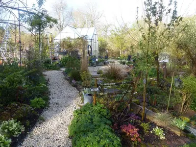 Jardin de l'établissement Maison de charme normande avec jardin et WiFi - FR-1-497-220